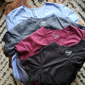 4 Maternity Scrub Tops